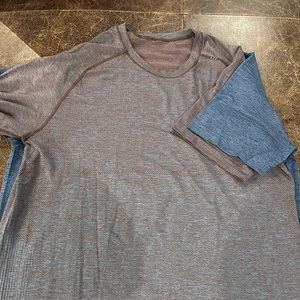 Men’s Lululemon Metal Vent Tech shirts.